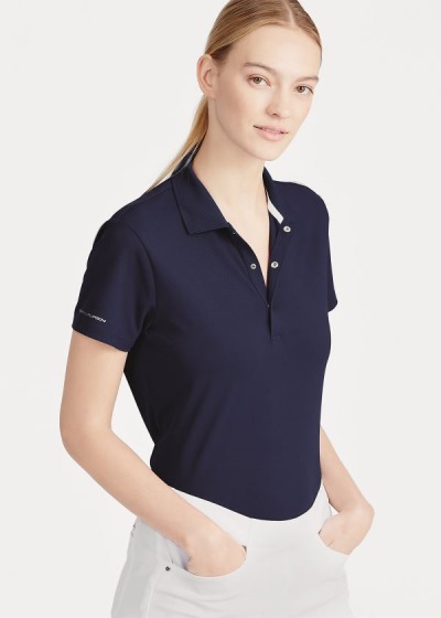 Polo Ralph Lauren Slim Fit Tech Pique Golf Mulher 93721-JGDL